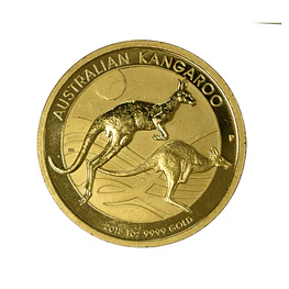 Moneda de Oro Australia 100 Dollars 1 Onza Año 2018