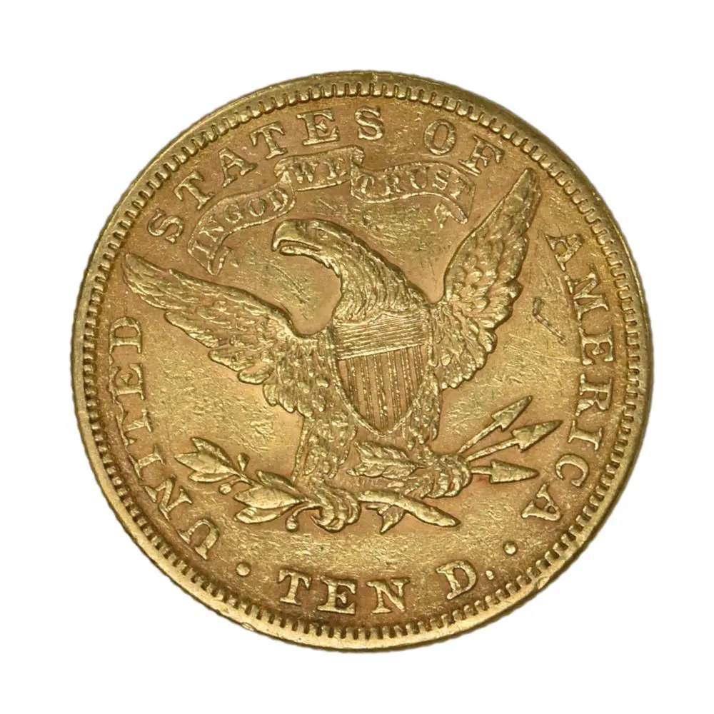 Moneda Extranjera de Oro 10 Dollars Estados Unidos Año 1898