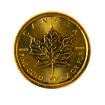 Moneda de Oro Canadá 10 Dollars 1/4 Oz Año 2015