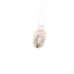 Colgante Punto de Luz 18K Oro Blanco Rodinado con Diamante