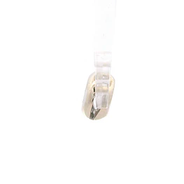 Colgante Punto de Luz 18K Oro Blanco Rodinado con Diamante