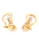 Aros Chatón 18K Oro Amarillo con Perla y Diamante Princess
