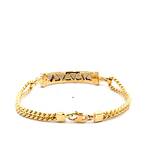 Pulsera Calada Entorchada 18K Oro Amarillo con 40 Diamantes