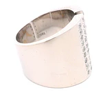 Anillo de Oro Blanco 18K Bombé con 36 Diamantes