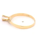 Anillo Solitario 18K Oro Amarillo con 1 Diamante