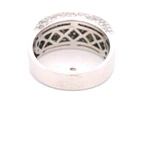 Anillo Bombé 18K Rodinado con 275 Diamantes