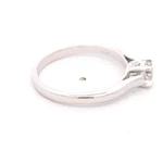 Anillo Solitario 18K Rodinado con 1 Diamante