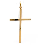 Colgante Cruz 18K Oro Amarillo con 23 Moissanitas