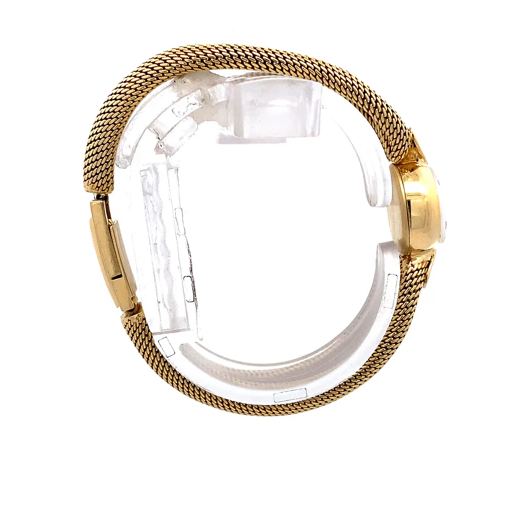 Reloj Omega Vintage Modelo 176 de Oro 18K con Pulso de Oro