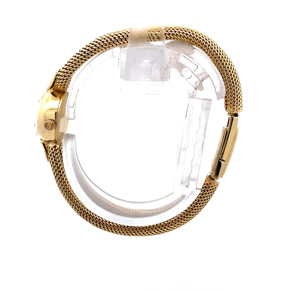 Reloj Omega Vintage Modelo 176 de Oro 18K con Pulso de Oro