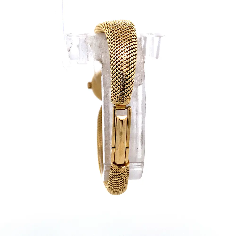 Reloj Omega Vintage Modelo 176 de Oro 18K con Pulso de Oro