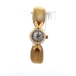 Reloj Omega Vintage Modelo 176 de Oro 18K con Pulso de Oro