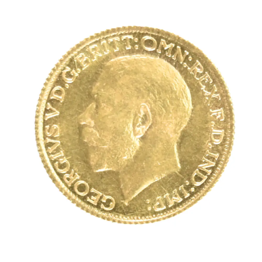Moneda de Oro Un Soberano Reino Unido 1911