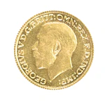 Moneda de Oro Un Soberano Reino Unido 1911