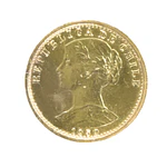 Moneda de Oro Chile 20 Pesos 2 Cóndores 1959