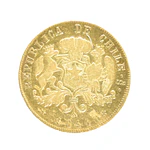 Moneda de Oro Chile 8 Escudos 1844