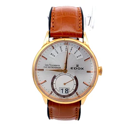 Reloj Edox Les Vauberts Day Retrograde Modelo 34001 para Hombre