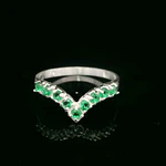 Anillo de Plata Solange con Circones de Colores