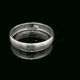 Anillo de Plata Inglesa Lisa