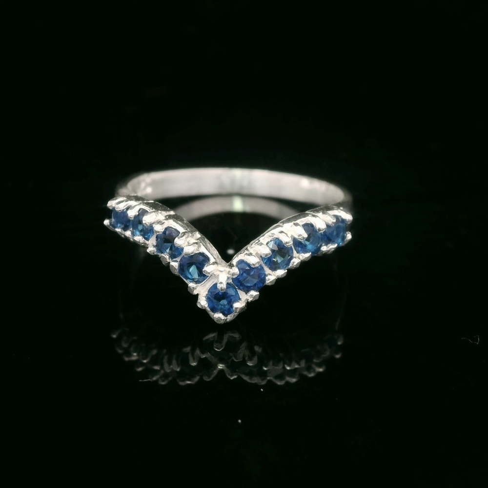 Anillo de Plata Solange con Circones