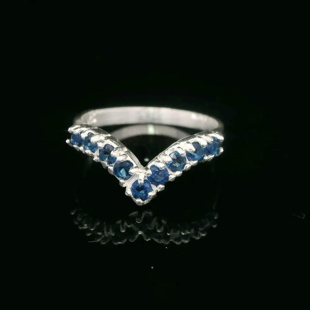 Anillo de Plata Solange con Circones