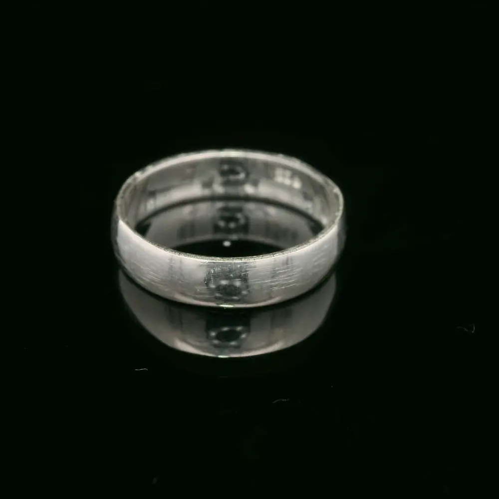 Anillo de Plata Inglesa Lisa