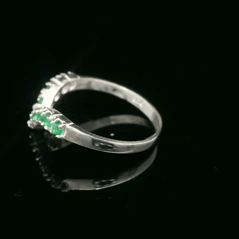 Anillo de Plata Solange con Circones de Colores