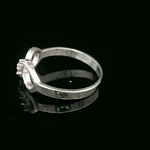 Anillo de Plata Infinito con Centro de Circones de Colores