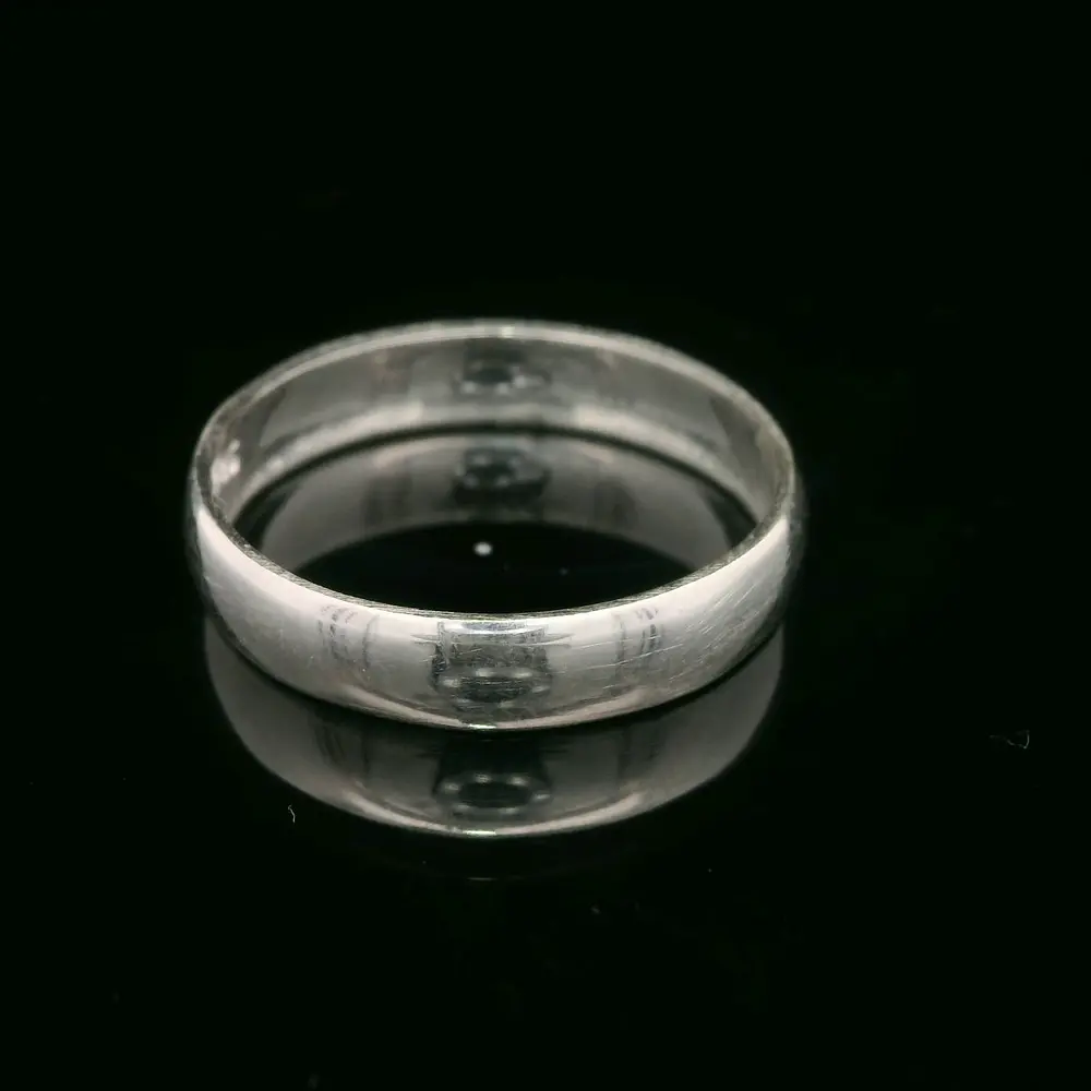 Anillo de Plata Inglesa Lisa