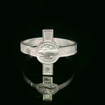 Anillo de Plata San Benito Troquelado