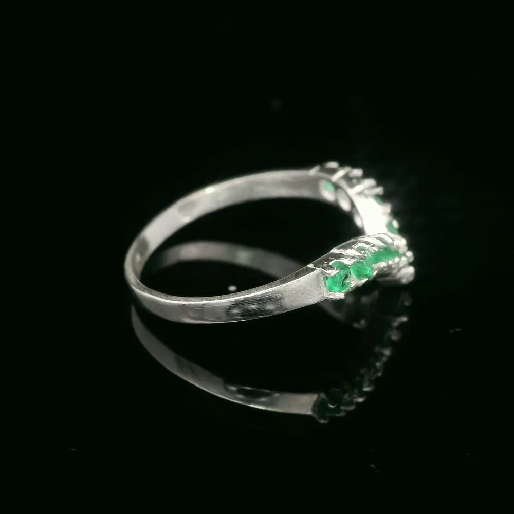 Anillo de Plata Solange con Circones de Colores