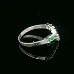 Anillo de Plata Solange con Circones de Colores