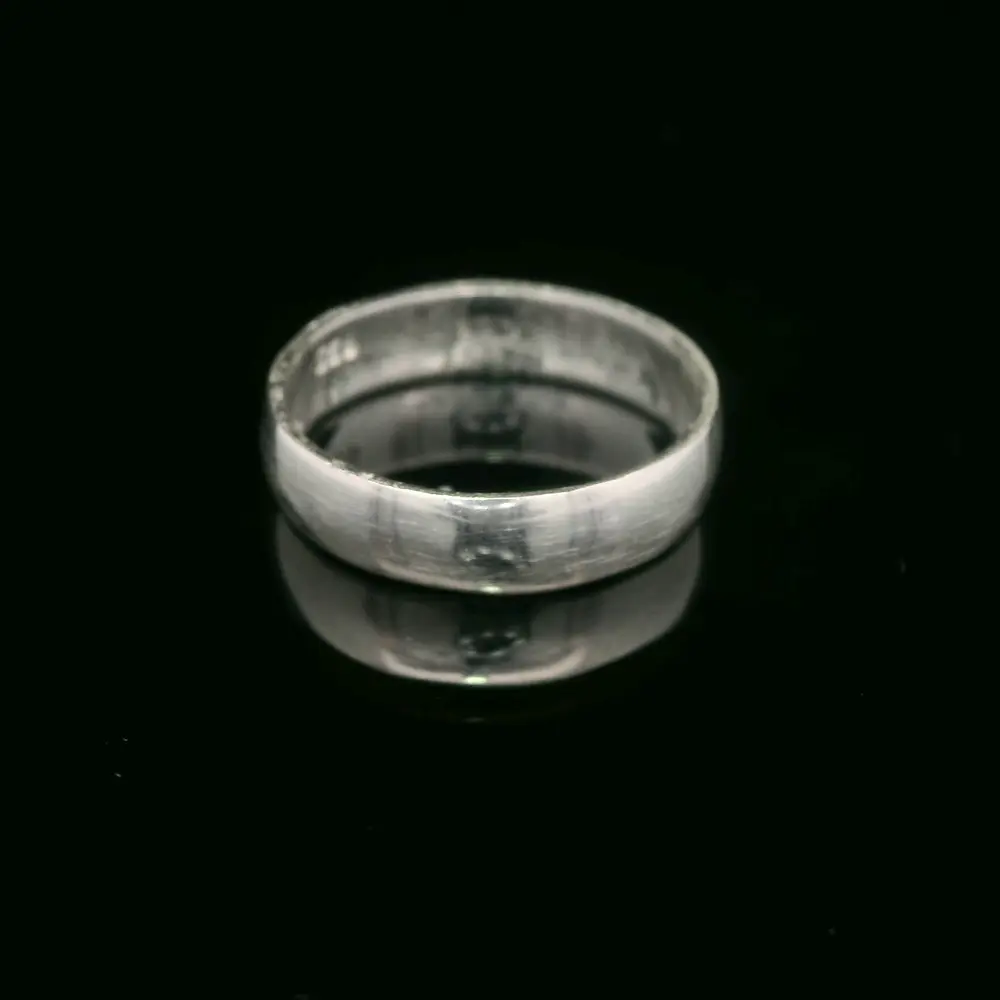 Anillo de Plata Inglesa Lisa