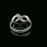Anillo de Plata Infinito con Circones de Colores