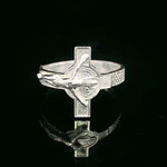 Anillo de Plata San Benito Troquelado