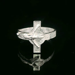 Anillo de Plata San Benito Troquelado