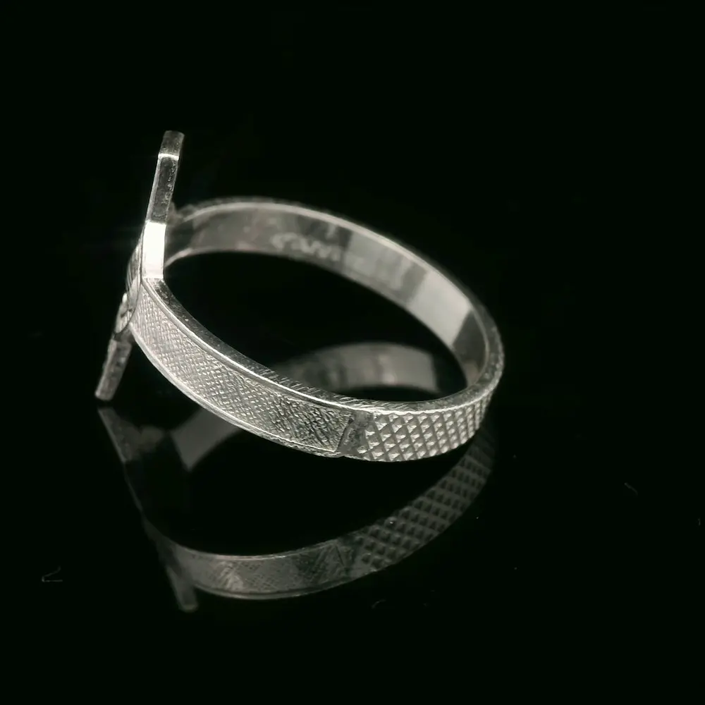 Anillo de Plata San Benito Troquelado
