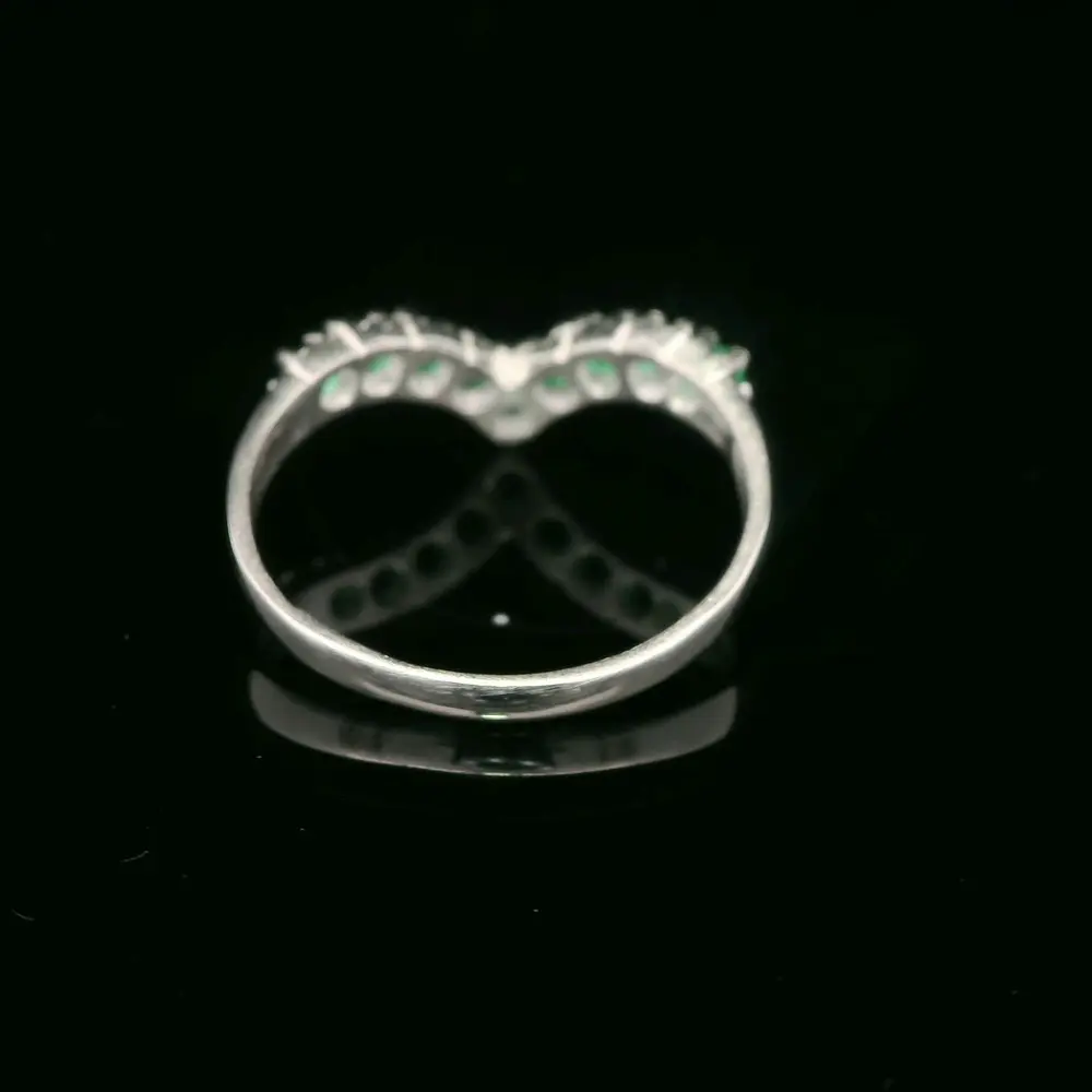 Anillo de Plata Solange con Circones de Colores