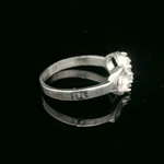 Anillo de Plata Infinito con Centro de Circones de Colores