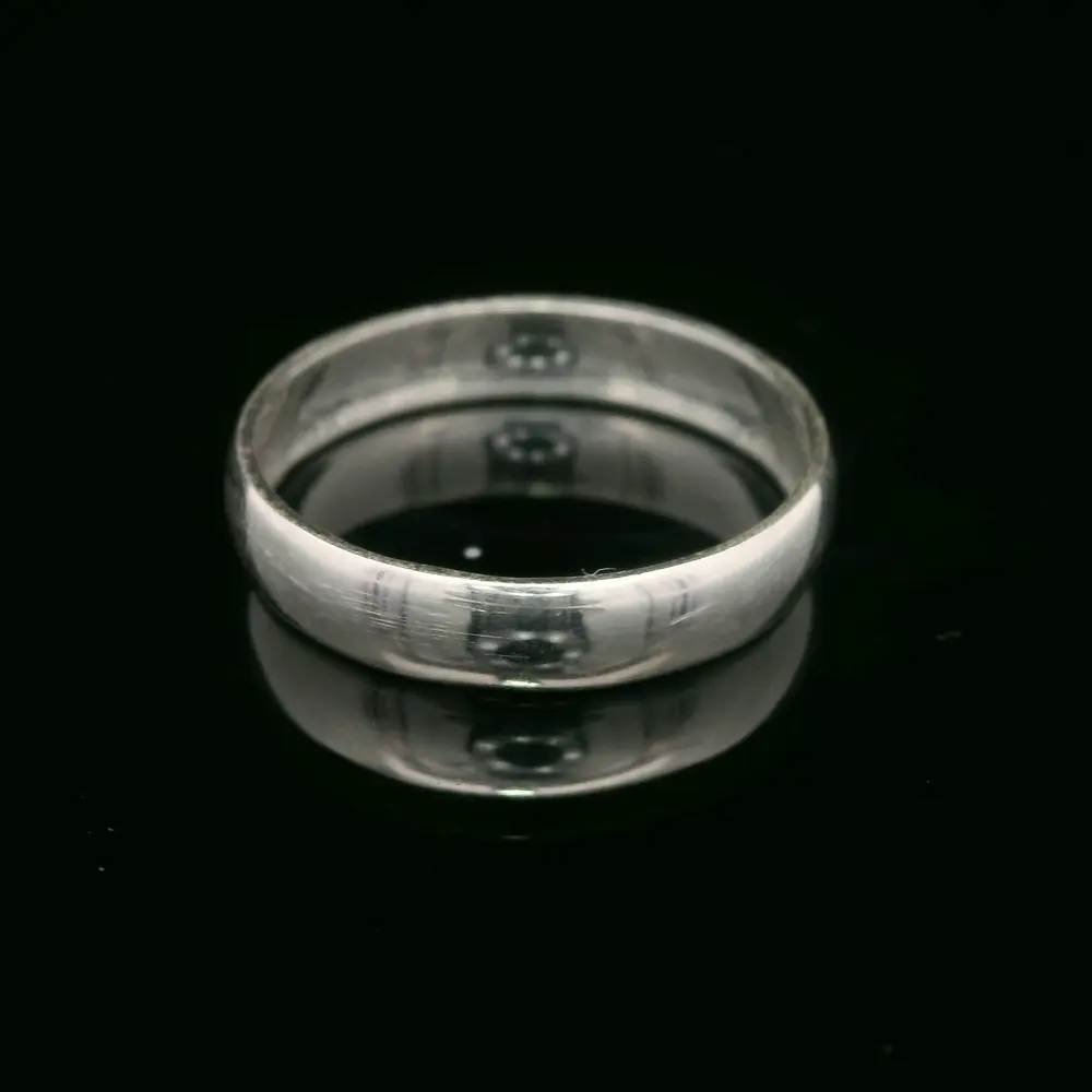 Anillo de Plata Inglesa Lisa