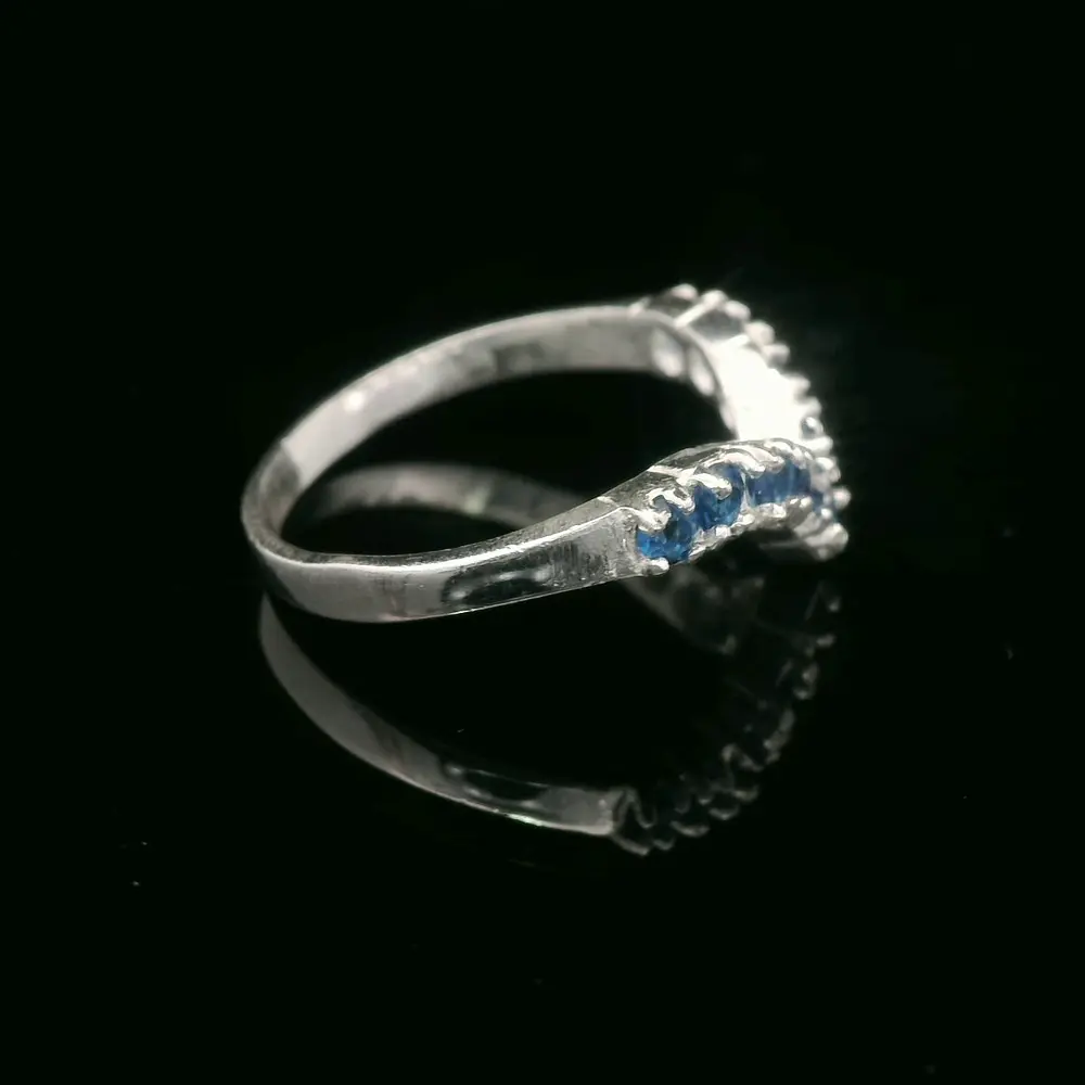Anillo de Plata Solange con Circones