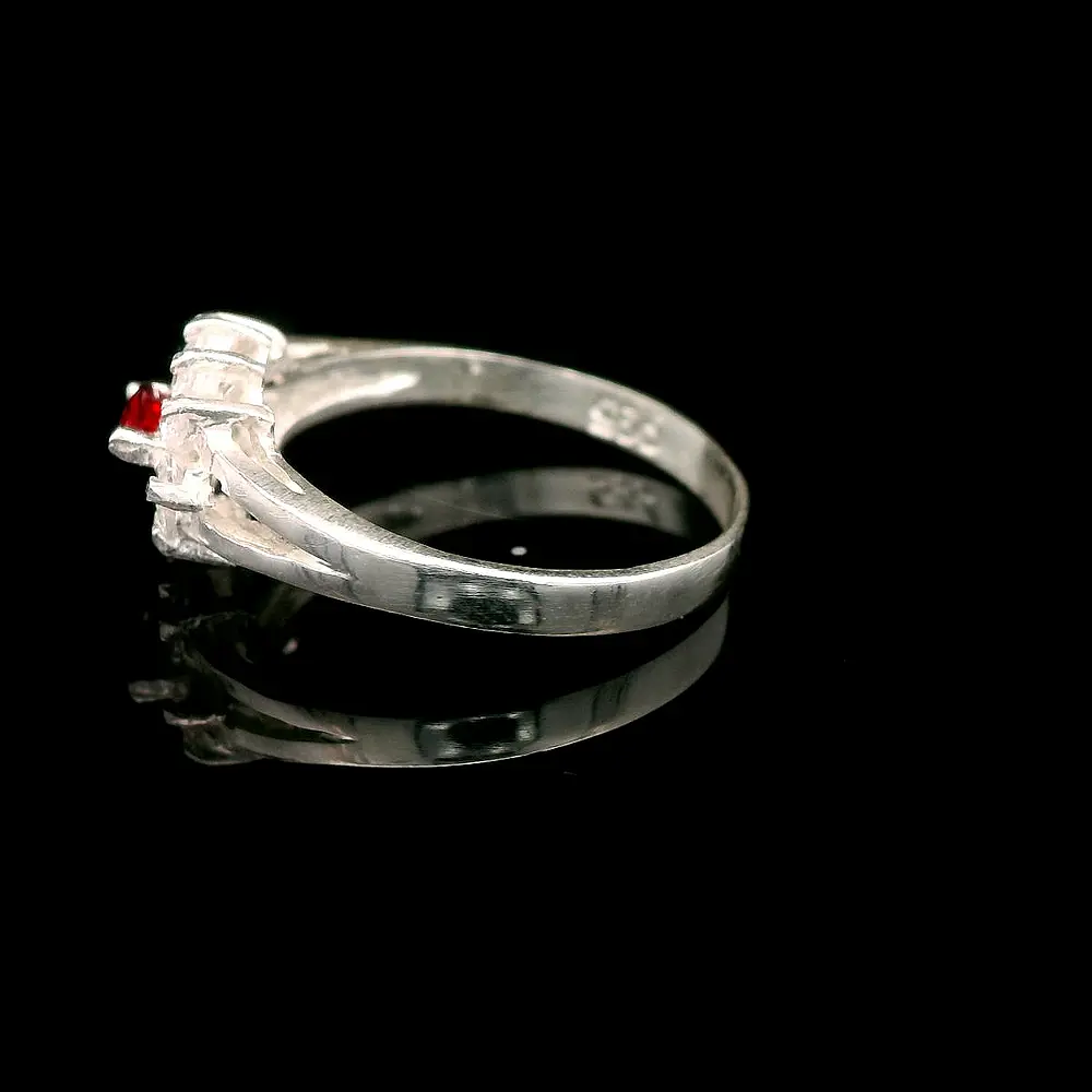 Anillo de Plata Lady Di Oval de Color