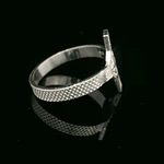Anillo de Plata San Benito Troquelado