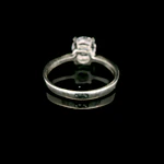 Anillo de Plata Solitario con Circón Redondo