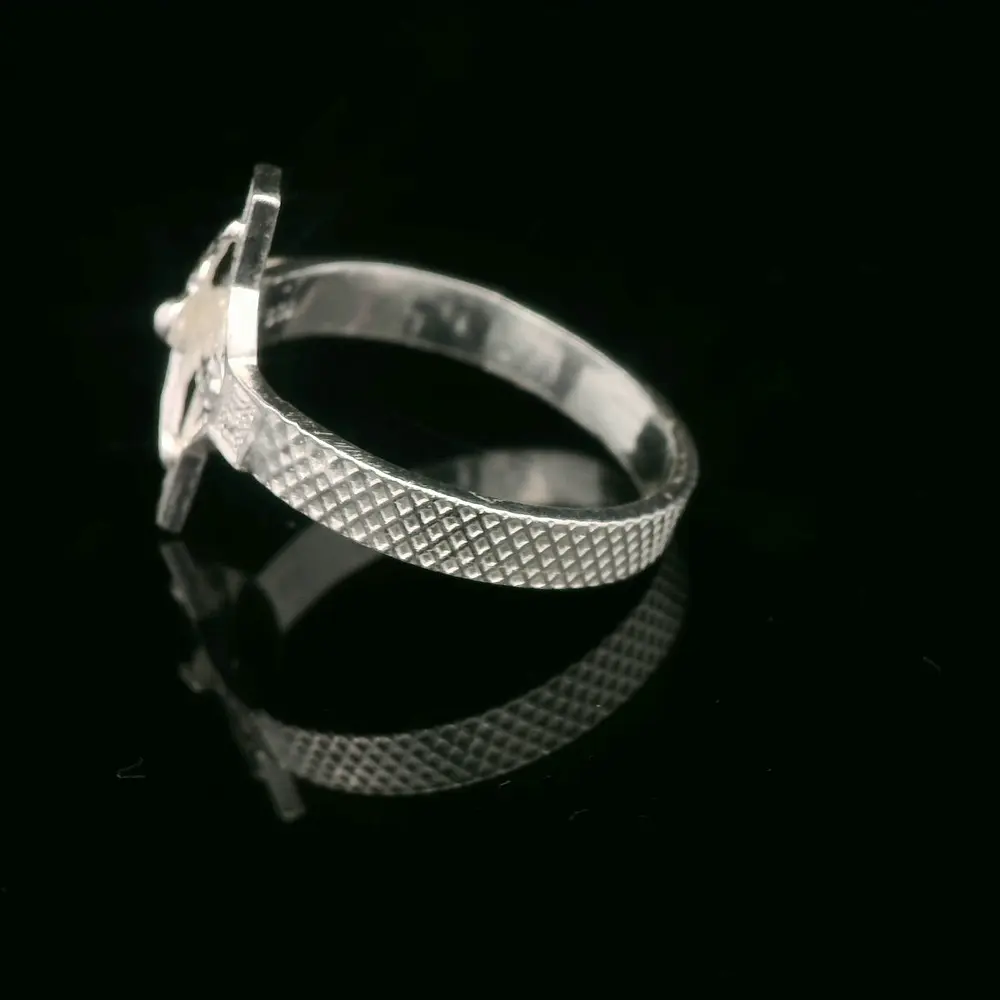 Anillo de Plata San Benito Troquelado