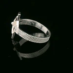 Anillo de Plata San Benito Troquelado