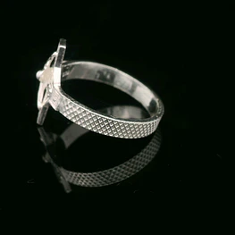 Anillo de Plata San Benito Troquelado