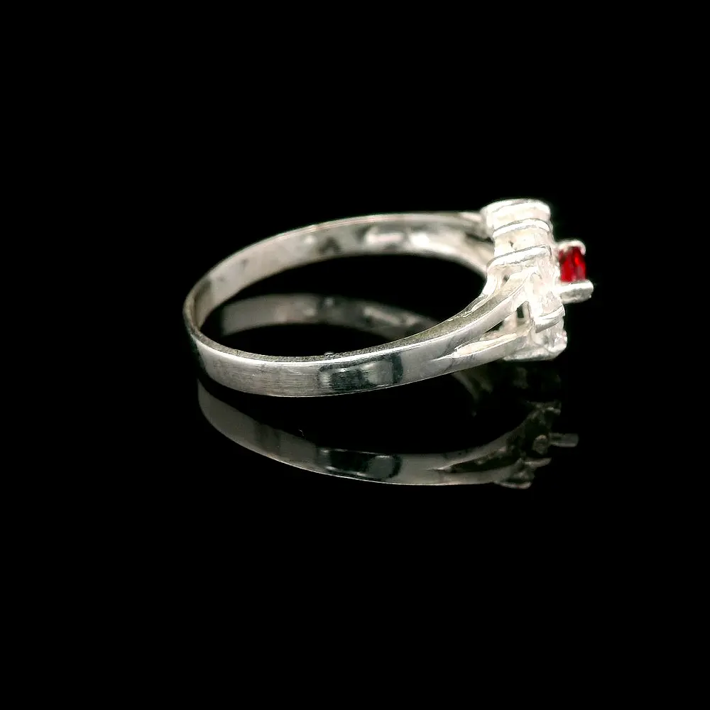 Anillo de Plata Lady Di Oval de Color
