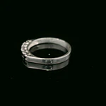 Anillo de Plata Cintillo con 5 Circones de Color