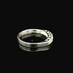 Anillo de Plata Cintillo con 5 Circones
